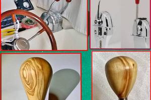 Pomelli in Legno per Auto e Imbarcazioni