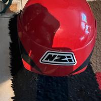 Casco moto e scooter per bimbo colore rosso
