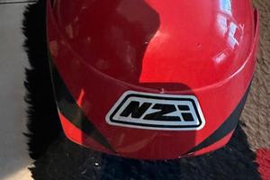 Casco moto e scooter per bimbo colore rosso