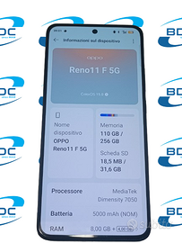 SMARTPHONE OPPO RENO 11 F - 8/256 GB - Garanzia