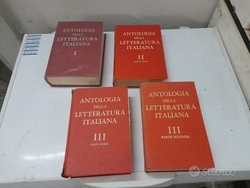 Antologia della Letteratura Italiana. 4 Volumi