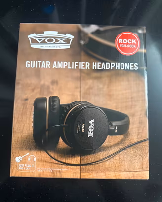 VOX VGH-ROCK, cuffie con amplificatore perchitarra