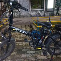 Bicicletta elettrica pedalata assistita pieghevole