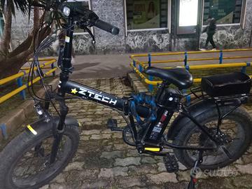 Bicicletta elettrica pedalata assistita pieghevole