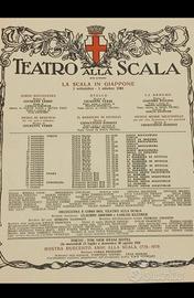 Teatro La Scala Milano Locandina rara e originale