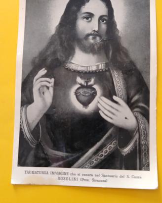 Quadro Sacro Cuore di Gesù Rosolini (SR))-Stampa  