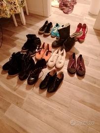 11 paia di scarpe usate