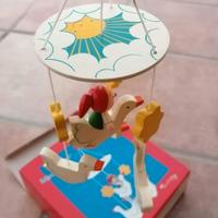 Giostrina per culla in legno vintage NUOVA