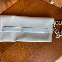 Borsetta pochette bianca