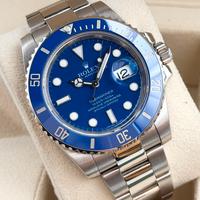 Rolex Submariner Puffo Oro Bianco, Full set Italia