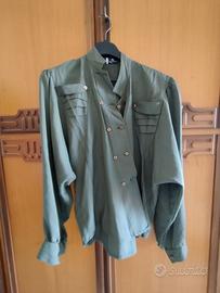 camicia Verde militare.