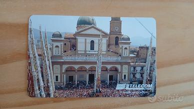 Scheda telefonica della Festa dei Gigli.