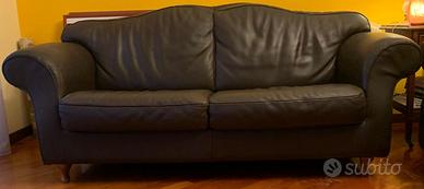 2 divani in pelle,  Polaris made in Italy