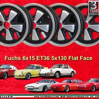 4 pz cerchi Porsche Fuchs 6x15 ET36 5x130