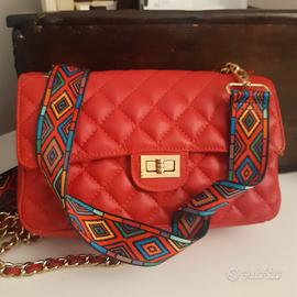 borsa CTM in pelle (simile al modello chanel 2.55)