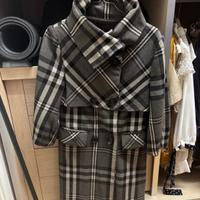 Cappotto Pinko lana a scacchi
