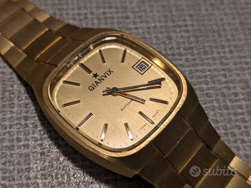 Orologio Automatico TV Gianvix Swiss Made Gold 