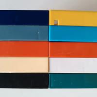 10 custodie cassette COLORE