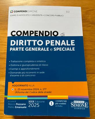 Compendio di diritto penale