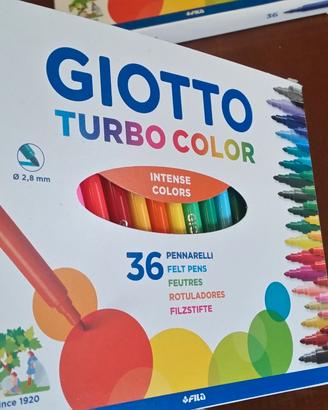 36 Pennarelli Giotto Turbo Color Colori Fila Nuovo