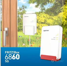 FRITZ!Box 6860 5G Wi-Fi 6 Mesh Supporta 4G e 5G