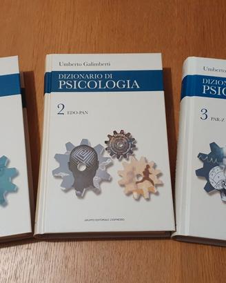 Dizionario Psicologia in 3 volumi Galimberti