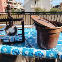 Pentolone rame battuto