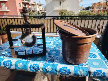 Pentolone rame battuto