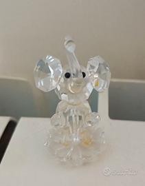 Piccola statuina Elefantino in cristallo