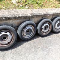 4 cerchi auto per Fiat 600 in ferro