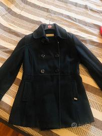 Cappotto Nero Donna Kocca