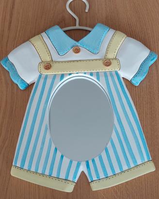 Specchio/Portafoto Legno Cameretta Bambini
