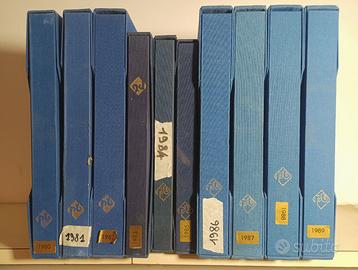 Annate COMPLETE FDC 1980-89 poste italiane