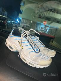 Nike air max Plus TN bianche/azzurre