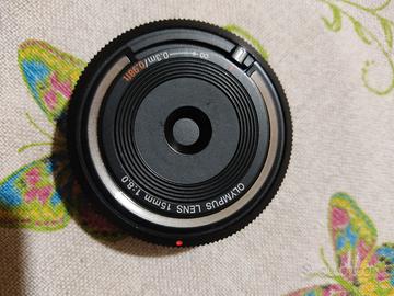 obiettivo olympus 15 mm f8 per micro 4:3