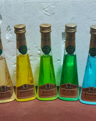 Mignon liquori Casoni 9 diversi mai aperti