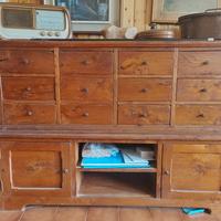Credenza in Legno Massello di Olmo - Stile Vintage