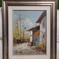 Quadro Boldrini - Paesaggio di campagna