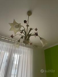 Lampadario con lampada