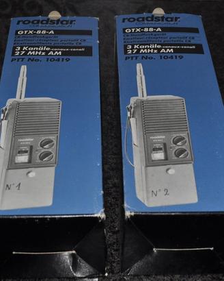 Radio CB Roadstar bidirezionale portatile GTX 88-A