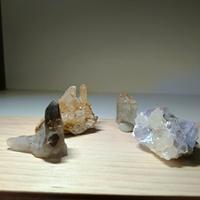 Quarzo e Fluorite minerali