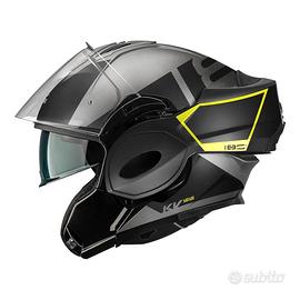 Casco Kappa flip back KV55 BASIC grigio giallo