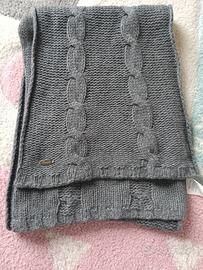 Sciarpa in Lana Lonsdale unisex grigia come nuova