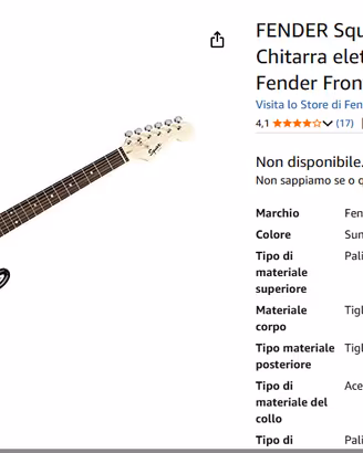 FENDER Squier Stratocaster SB HSS