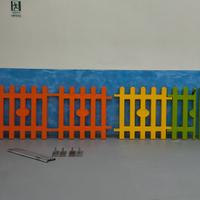 Staccionata in plastica con supporti 