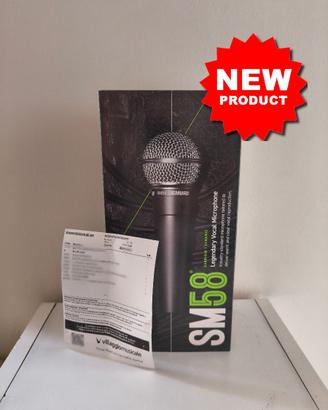 Microfono Shure SM58 - Dinamico Nuovo