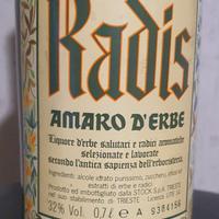 amaro alle erbe Radis  0.7 L  32°  da collezione