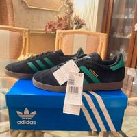 Gazelle Adidas Core Black/Court Green /Cloud White