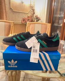 Gazelle Adidas Core Black/Court Green /Cloud White