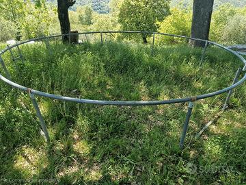 struttura tappeto elastico arebos cm 427